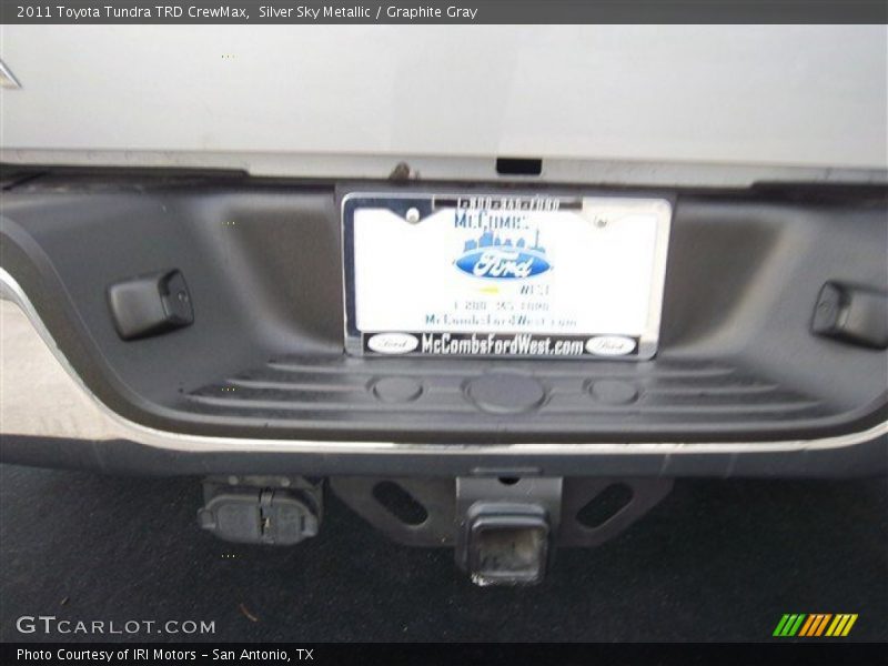 Silver Sky Metallic / Graphite Gray 2011 Toyota Tundra TRD CrewMax