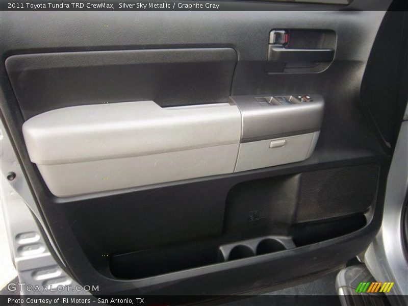 Silver Sky Metallic / Graphite Gray 2011 Toyota Tundra TRD CrewMax