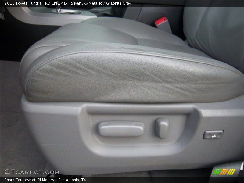 Silver Sky Metallic / Graphite Gray 2011 Toyota Tundra TRD CrewMax