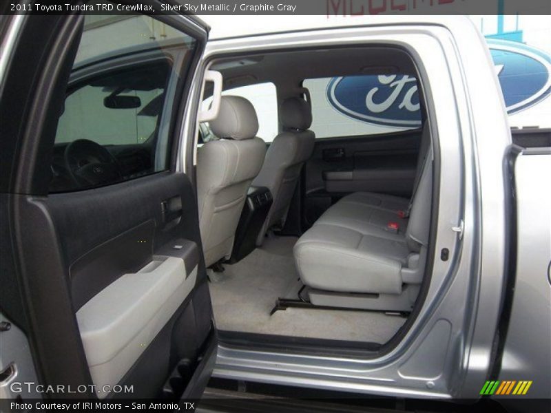 Silver Sky Metallic / Graphite Gray 2011 Toyota Tundra TRD CrewMax