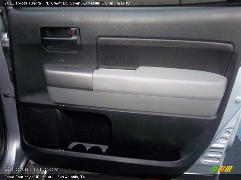 Silver Sky Metallic / Graphite Gray 2011 Toyota Tundra TRD CrewMax