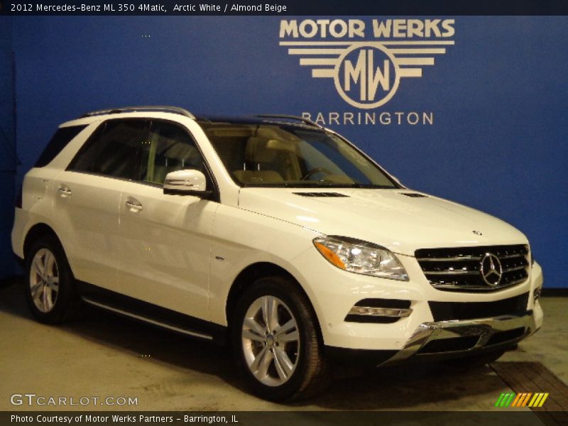Arctic White / Almond Beige 2012 Mercedes-Benz ML 350 4Matic