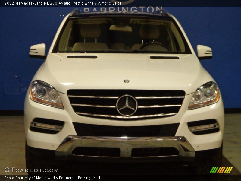 Arctic White / Almond Beige 2012 Mercedes-Benz ML 350 4Matic