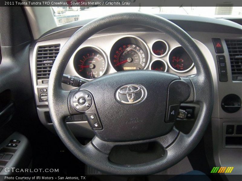 Silver Sky Metallic / Graphite Gray 2011 Toyota Tundra TRD CrewMax