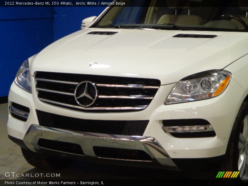 Arctic White / Almond Beige 2012 Mercedes-Benz ML 350 4Matic