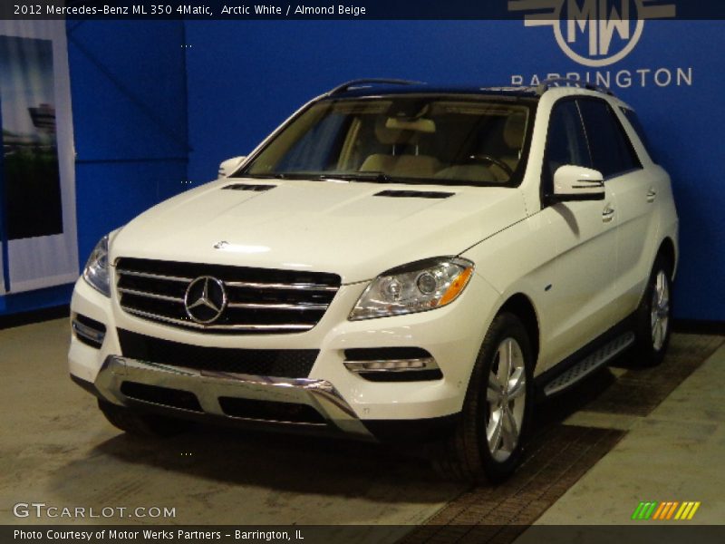 Arctic White / Almond Beige 2012 Mercedes-Benz ML 350 4Matic