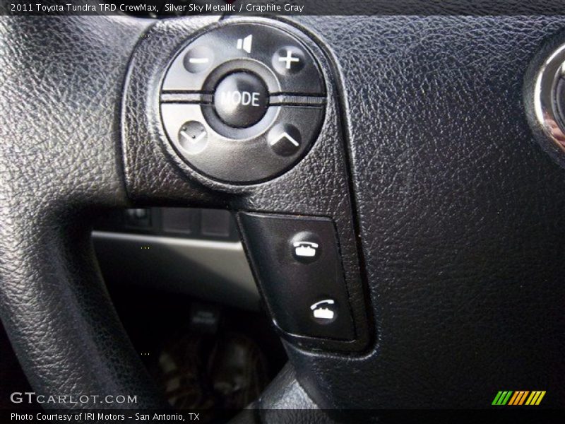 Silver Sky Metallic / Graphite Gray 2011 Toyota Tundra TRD CrewMax