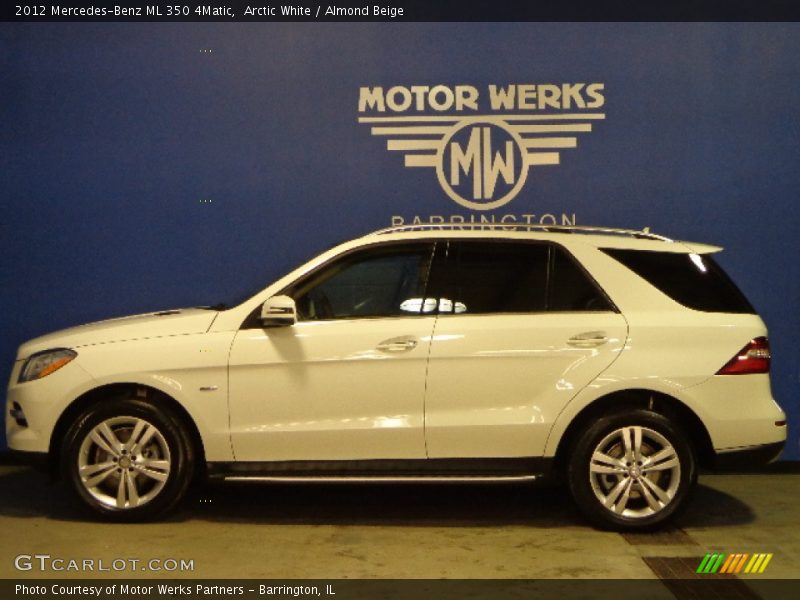 Arctic White / Almond Beige 2012 Mercedes-Benz ML 350 4Matic