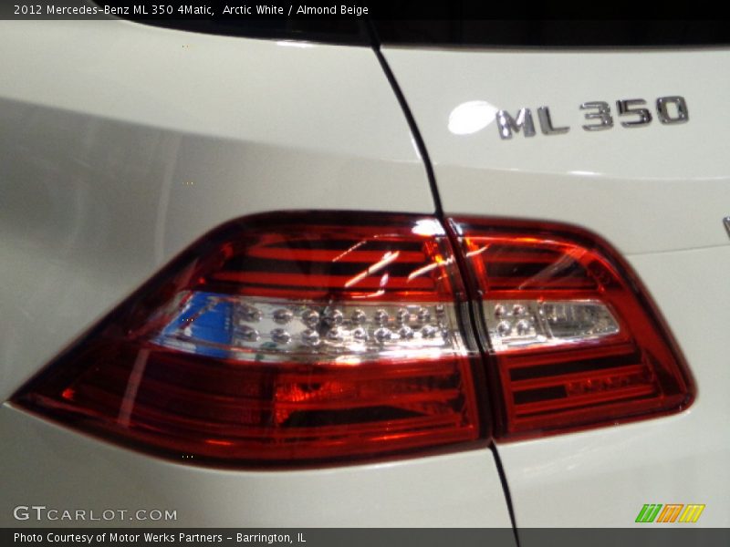 Arctic White / Almond Beige 2012 Mercedes-Benz ML 350 4Matic