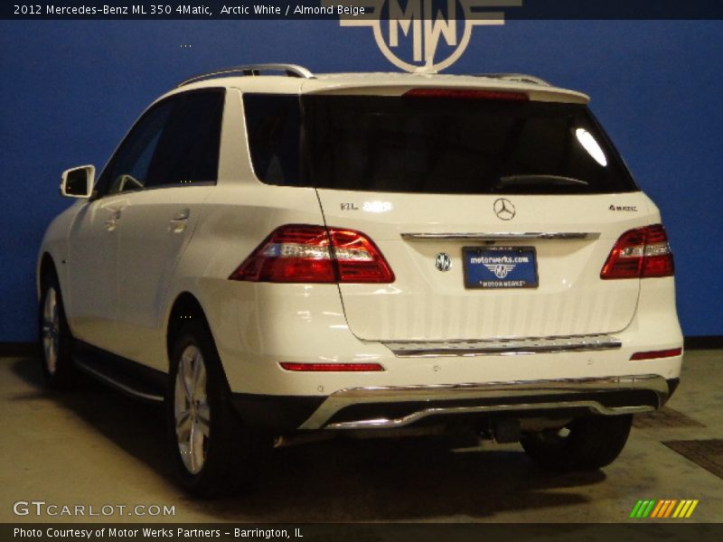 Arctic White / Almond Beige 2012 Mercedes-Benz ML 350 4Matic