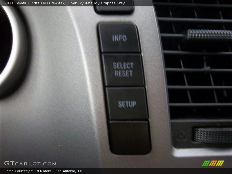 Silver Sky Metallic / Graphite Gray 2011 Toyota Tundra TRD CrewMax