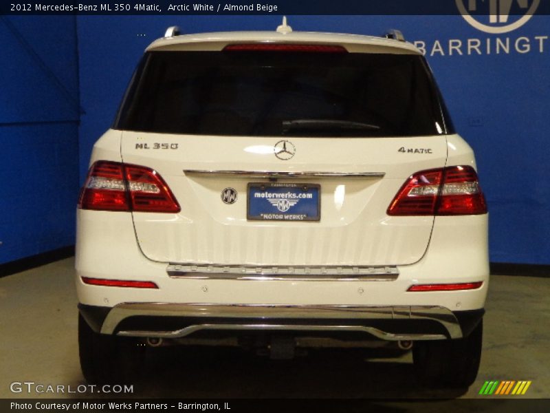 Arctic White / Almond Beige 2012 Mercedes-Benz ML 350 4Matic