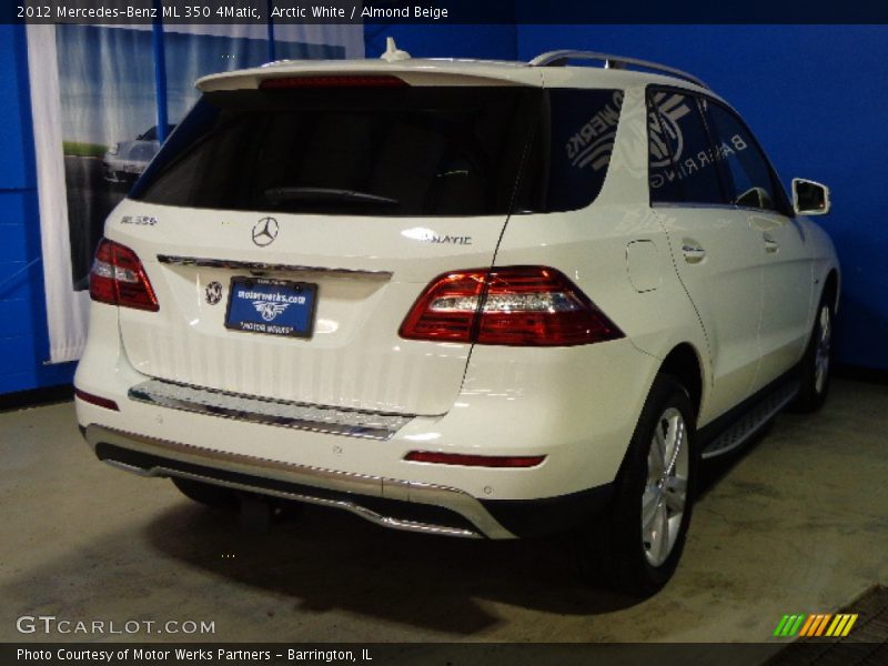 Arctic White / Almond Beige 2012 Mercedes-Benz ML 350 4Matic