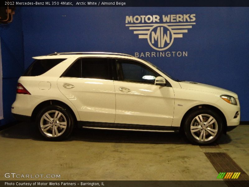 Arctic White / Almond Beige 2012 Mercedes-Benz ML 350 4Matic