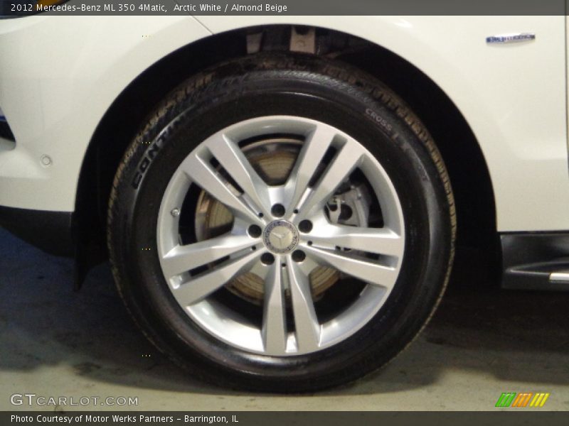 Arctic White / Almond Beige 2012 Mercedes-Benz ML 350 4Matic