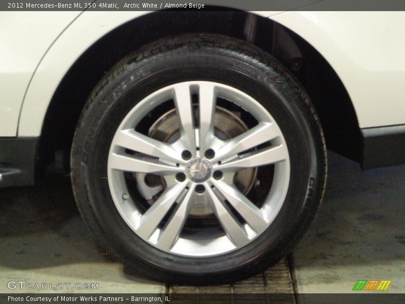 Arctic White / Almond Beige 2012 Mercedes-Benz ML 350 4Matic