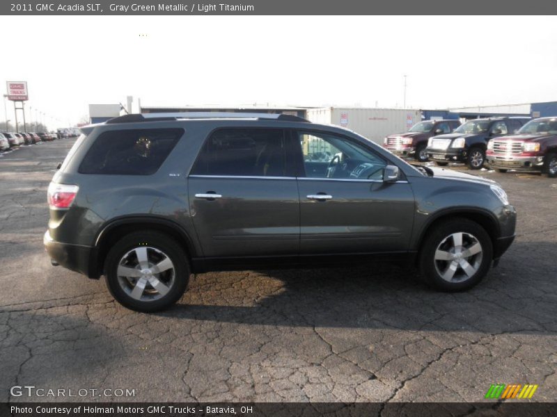 Gray Green Metallic / Light Titanium 2011 GMC Acadia SLT