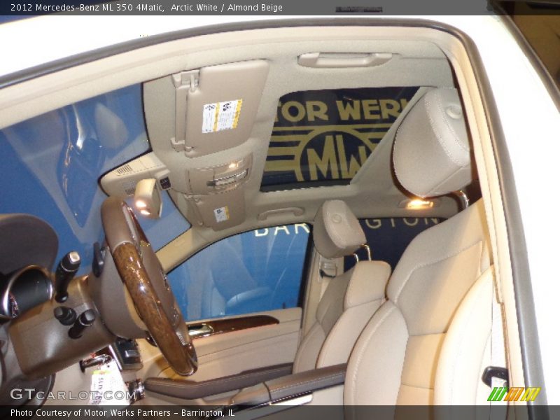 Arctic White / Almond Beige 2012 Mercedes-Benz ML 350 4Matic