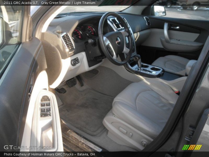 Gray Green Metallic / Light Titanium 2011 GMC Acadia SLT