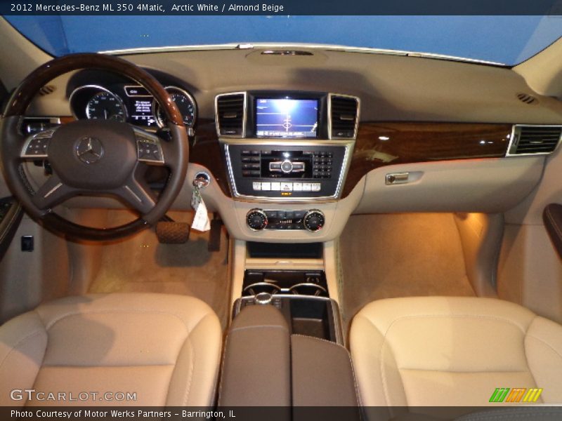 Arctic White / Almond Beige 2012 Mercedes-Benz ML 350 4Matic