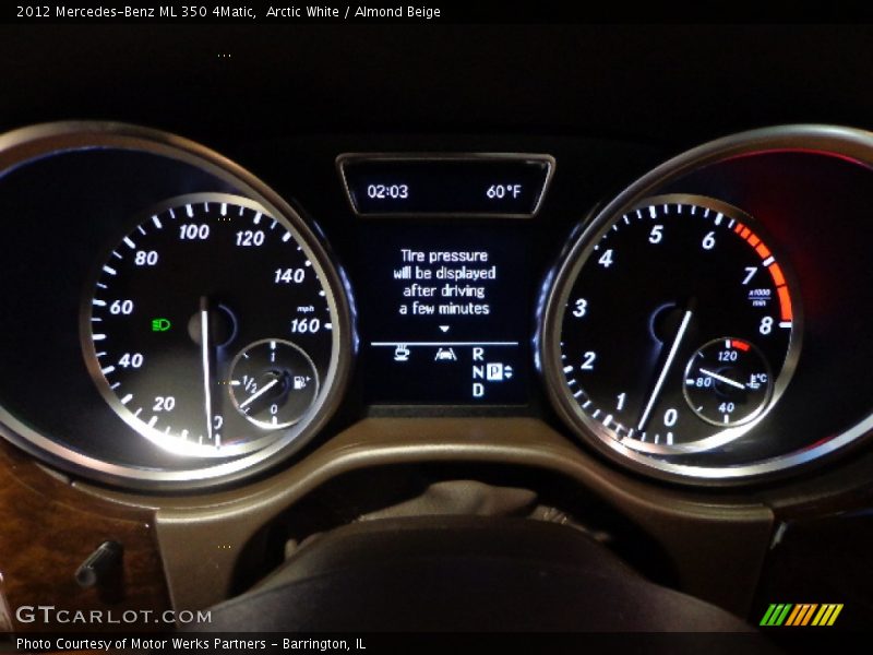 Arctic White / Almond Beige 2012 Mercedes-Benz ML 350 4Matic