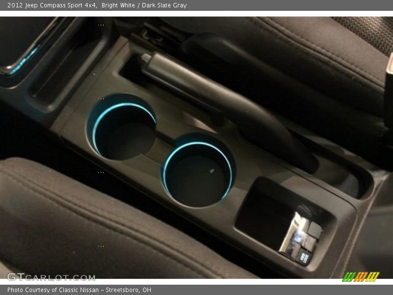 Bright White / Dark Slate Gray 2012 Jeep Compass Sport 4x4
