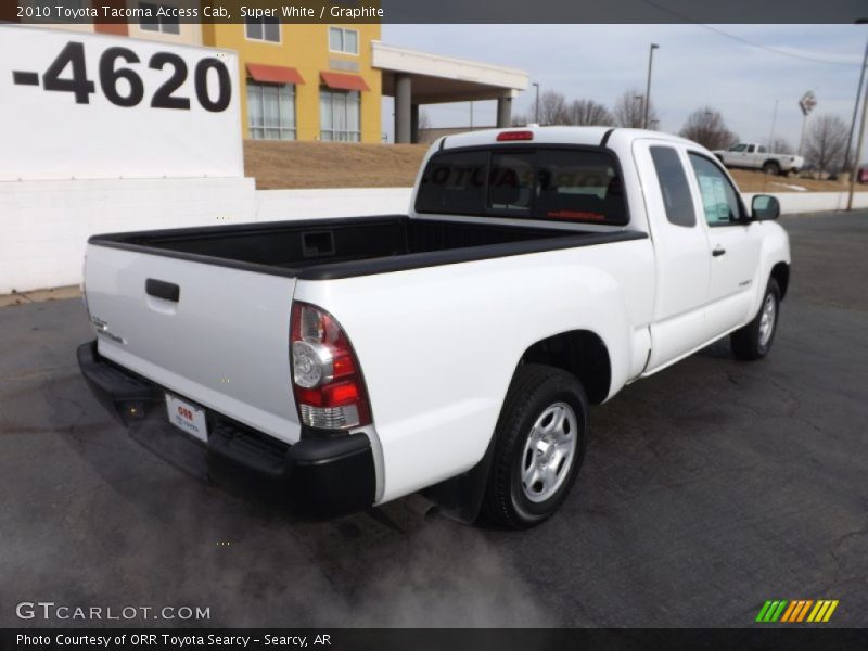 Super White / Graphite 2010 Toyota Tacoma Access Cab