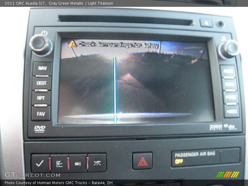 Gray Green Metallic / Light Titanium 2011 GMC Acadia SLT