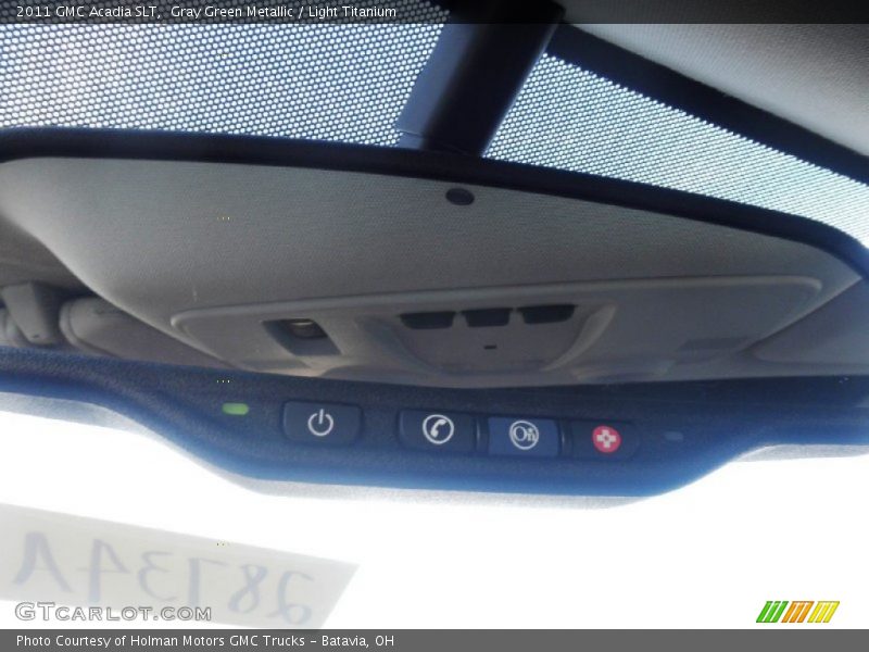 Gray Green Metallic / Light Titanium 2011 GMC Acadia SLT