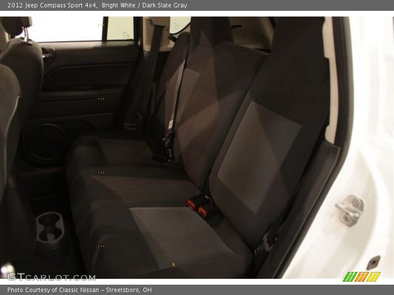 Bright White / Dark Slate Gray 2012 Jeep Compass Sport 4x4