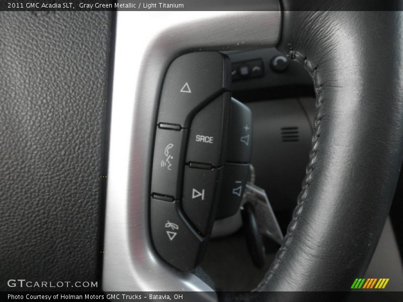 Gray Green Metallic / Light Titanium 2011 GMC Acadia SLT