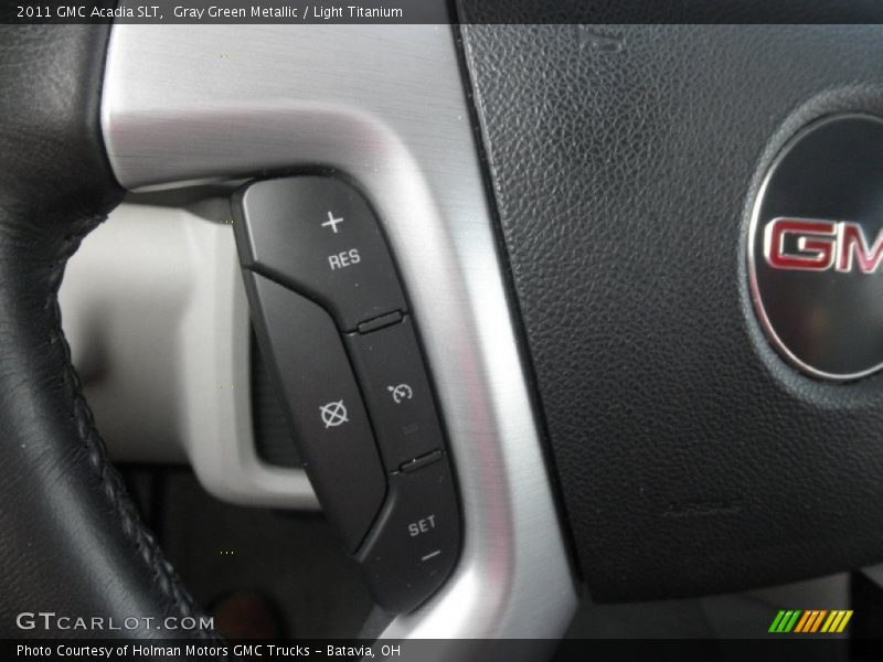 Gray Green Metallic / Light Titanium 2011 GMC Acadia SLT
