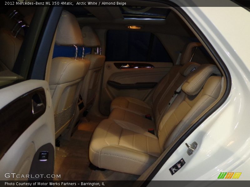 Arctic White / Almond Beige 2012 Mercedes-Benz ML 350 4Matic