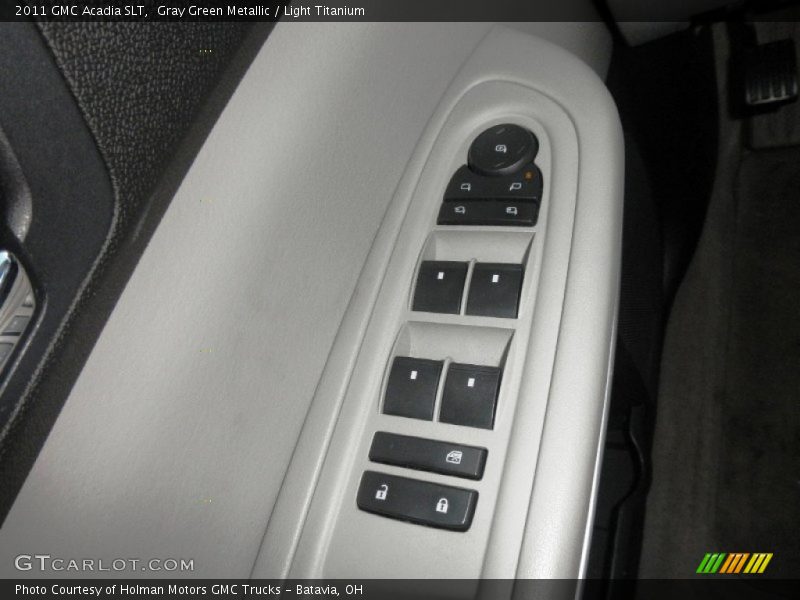 Gray Green Metallic / Light Titanium 2011 GMC Acadia SLT