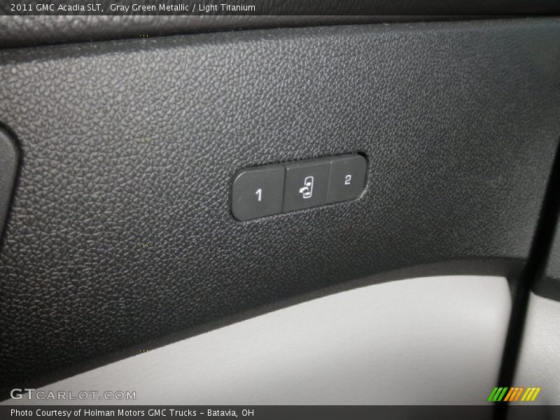 Gray Green Metallic / Light Titanium 2011 GMC Acadia SLT