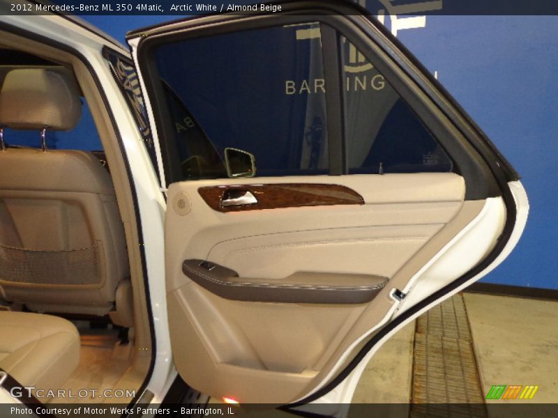 Arctic White / Almond Beige 2012 Mercedes-Benz ML 350 4Matic