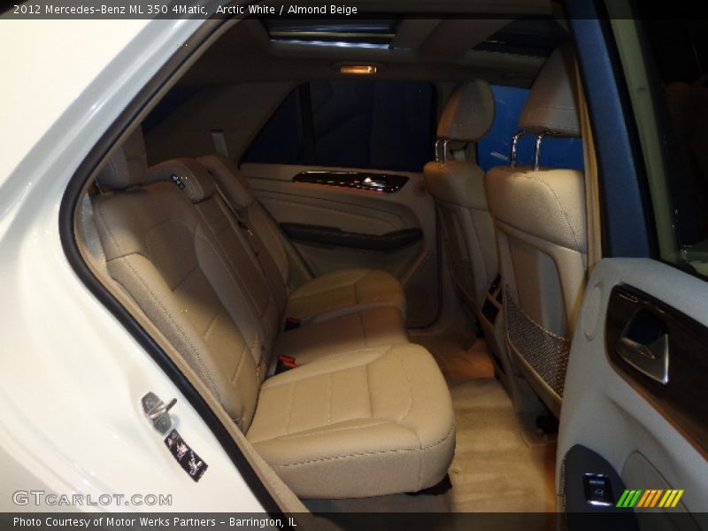 Arctic White / Almond Beige 2012 Mercedes-Benz ML 350 4Matic