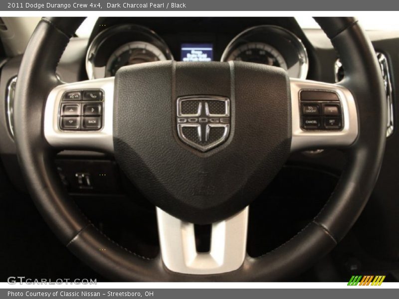 Dark Charcoal Pearl / Black 2011 Dodge Durango Crew 4x4