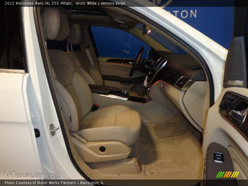 Arctic White / Almond Beige 2012 Mercedes-Benz ML 350 4Matic