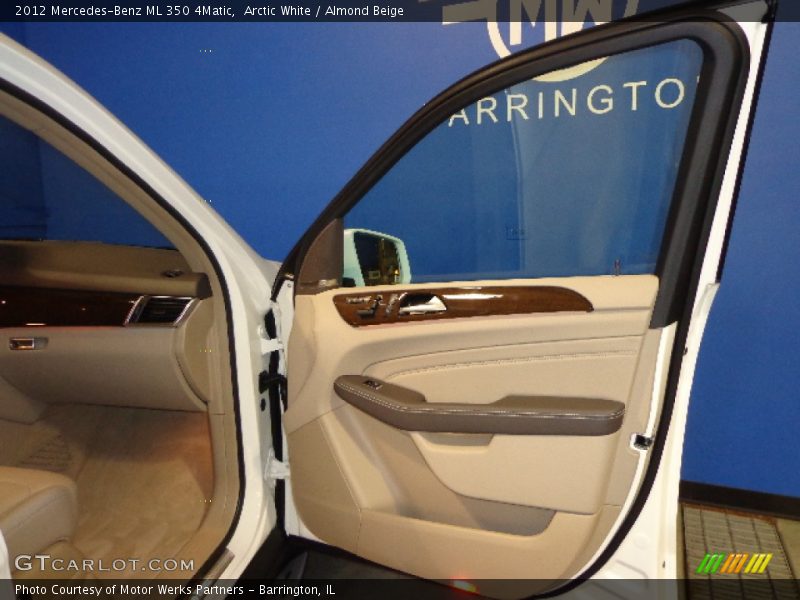 Arctic White / Almond Beige 2012 Mercedes-Benz ML 350 4Matic