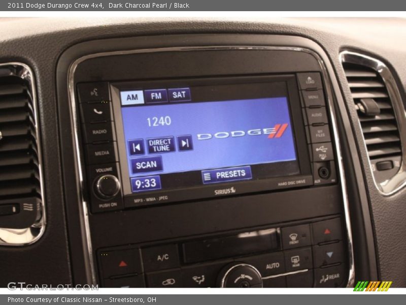Dark Charcoal Pearl / Black 2011 Dodge Durango Crew 4x4