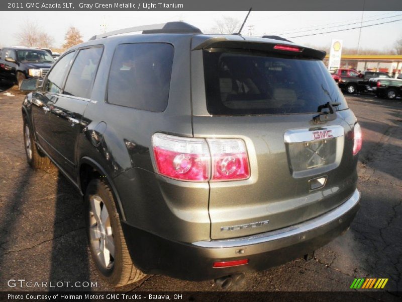 Gray Green Metallic / Light Titanium 2011 GMC Acadia SLT