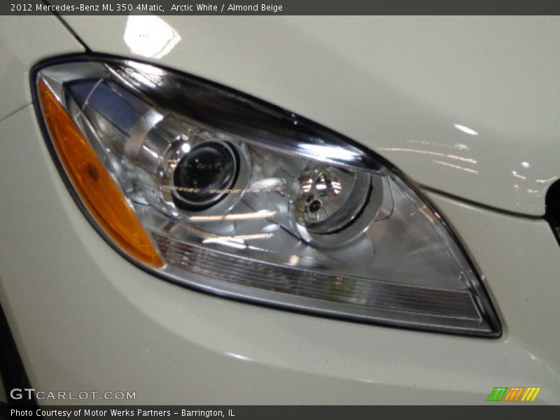 Arctic White / Almond Beige 2012 Mercedes-Benz ML 350 4Matic