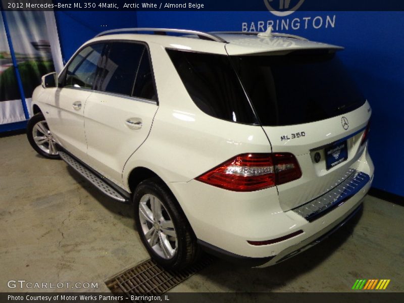 Arctic White / Almond Beige 2012 Mercedes-Benz ML 350 4Matic