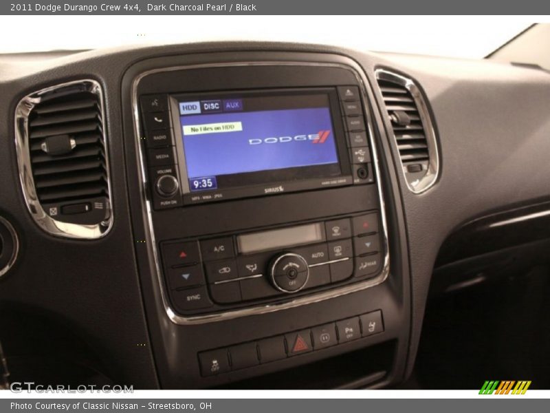 Dark Charcoal Pearl / Black 2011 Dodge Durango Crew 4x4