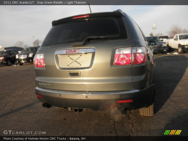 Gray Green Metallic / Light Titanium 2011 GMC Acadia SLT