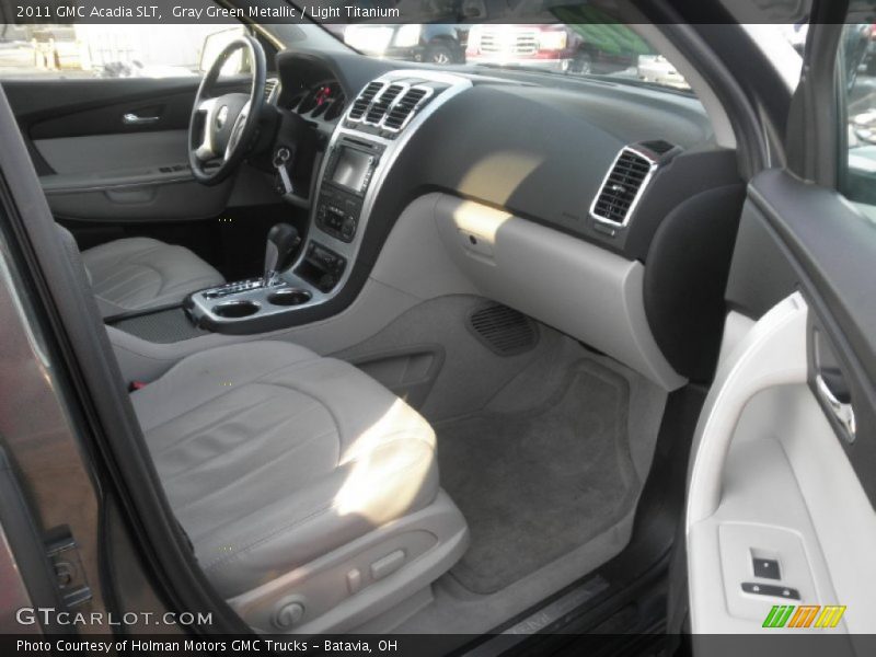 Gray Green Metallic / Light Titanium 2011 GMC Acadia SLT