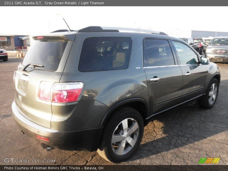 Gray Green Metallic / Light Titanium 2011 GMC Acadia SLT