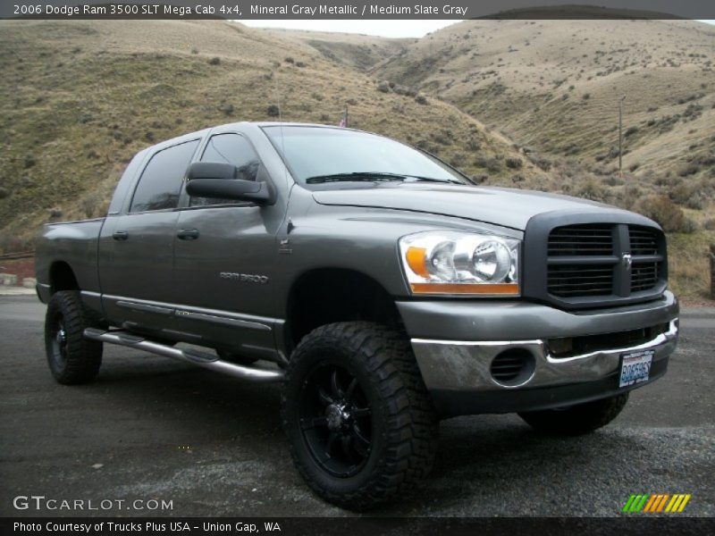 Mineral Gray Metallic / Medium Slate Gray 2006 Dodge Ram 3500 SLT Mega Cab 4x4