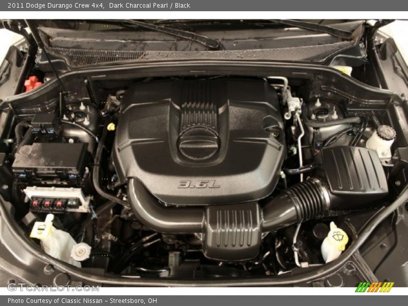 Dark Charcoal Pearl / Black 2011 Dodge Durango Crew 4x4